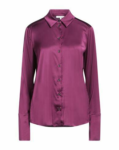 Patrizia Pepe Woman Shirt Deep purple Viscose, Polyamide, Elastane Cover