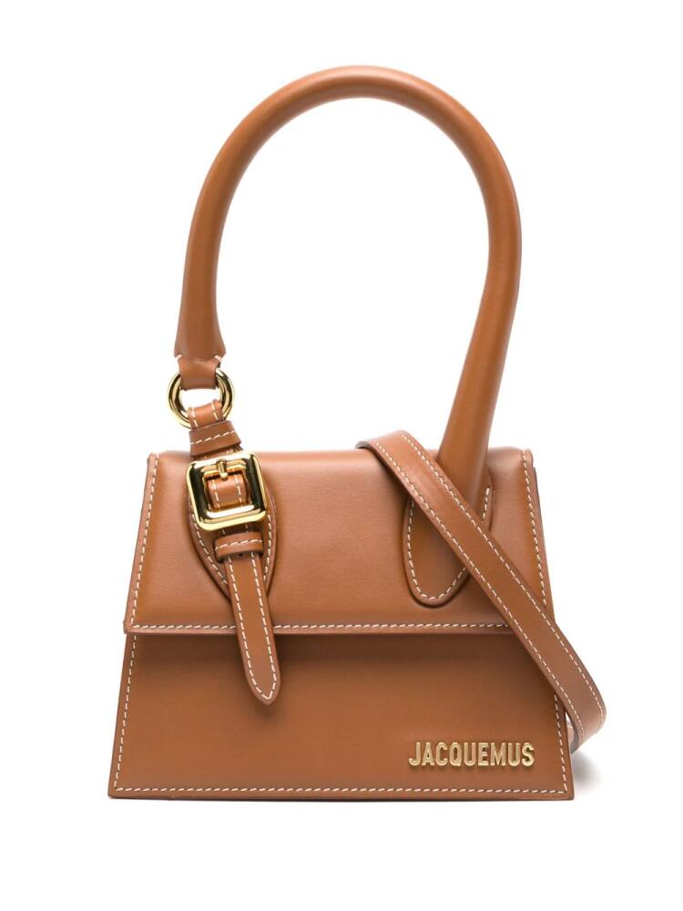 Jacquemus Le Chiquito Moyen Boucle tote bag - Brown Cover