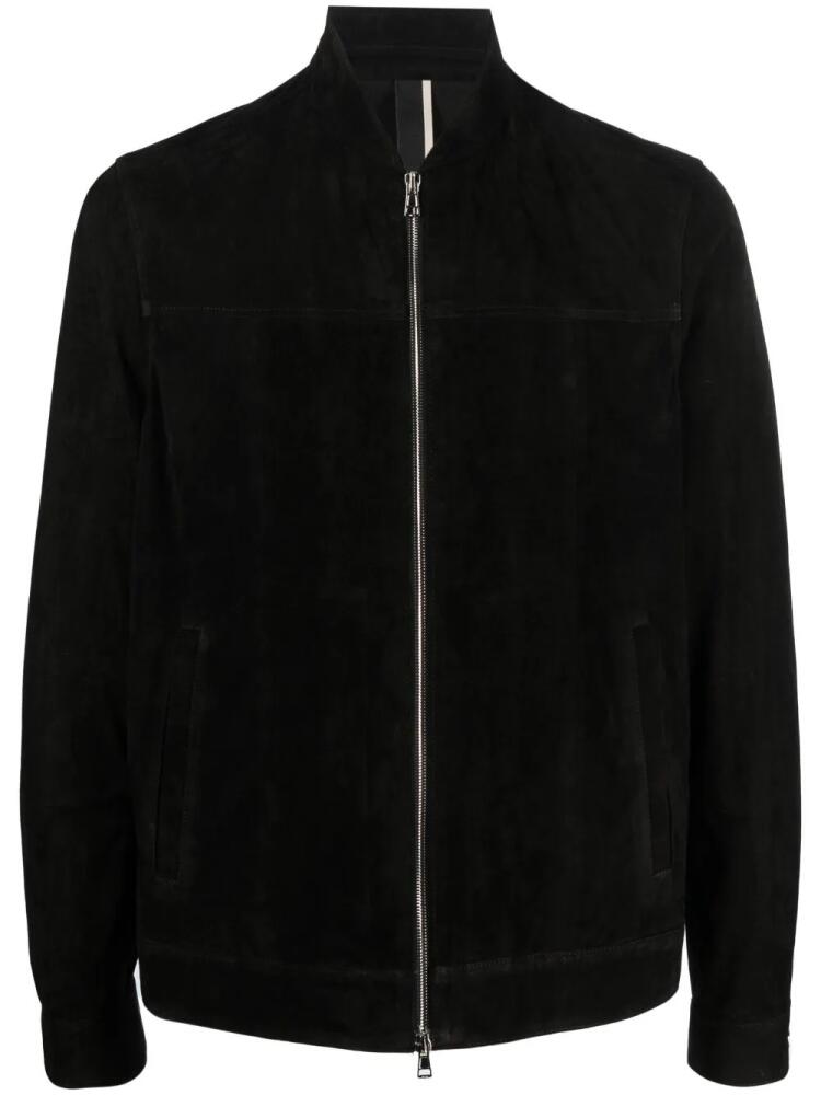 Low Brand zip-up suede jacket - Black Cover