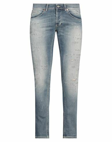 Dondup Man Jeans Blue Cotton, Elastane Cover