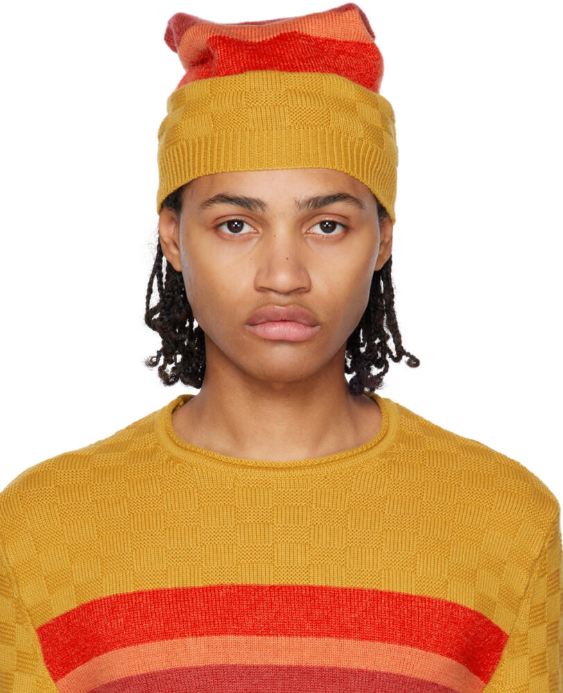 Wales Bonner Multicolor Striped Beanie Cover