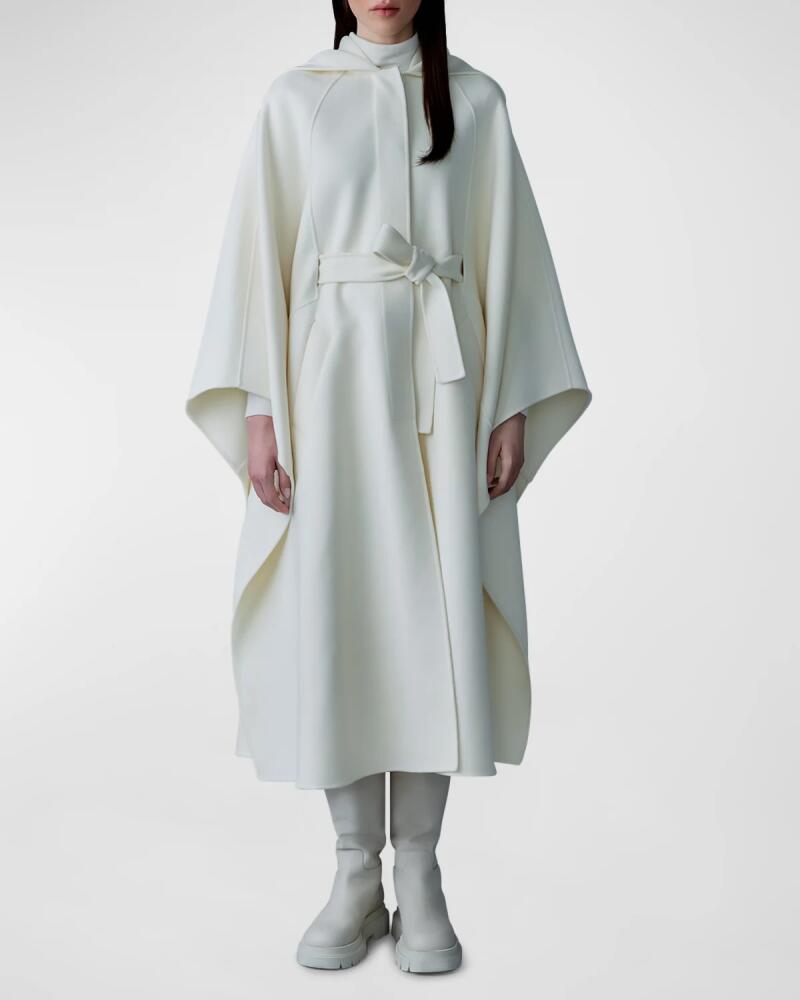 Mackage Kirstyn Double-Face Wool Cape Coat Cover