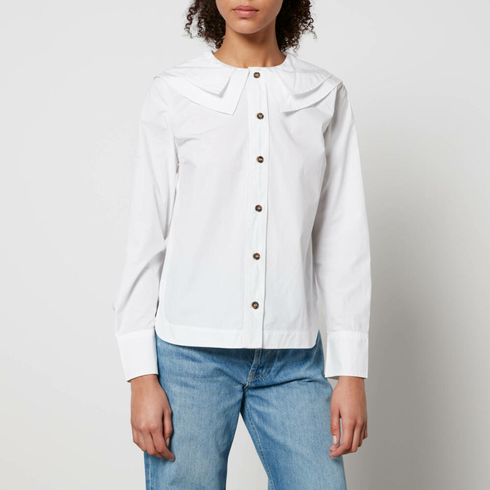 Ganni Cotton-Poplin Shirt Cover