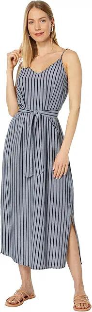 Carve Designs Macy Dress (Navy Stripe) Women's Clothing Cover