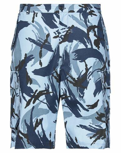 Kenzo Man Shorts & Bermuda Shorts Pastel blue Cotton Cover