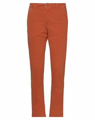 Squad² Man Pants Rust Cotton, Elastane Cover