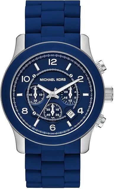 Michael Kors MK9077 - Runway Chronograph Watch (Stainless Steel) Watches Cover