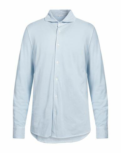 Malo Man Shirt Sky blue Cotton Cover