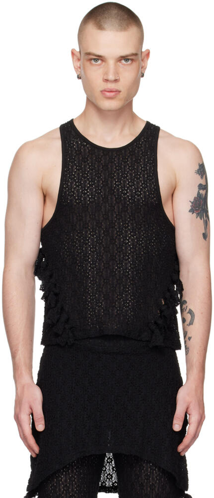 Eckhaus Latta Black Knot Tank Top Cover