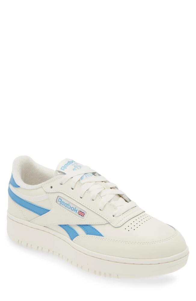 Reebok Club C Double Platform Sneaker in Chalk Chalk Blue Cover