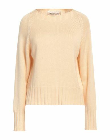 Lamberto Losani Woman Sweater Light yellow Silk, Cashmere Cover