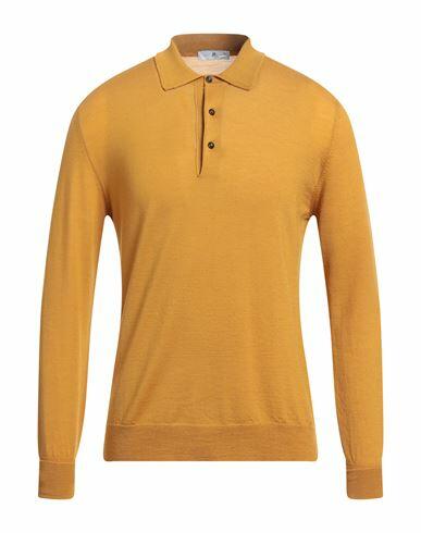 Pt Torino Man Sweater Mustard Virgin Wool Cover