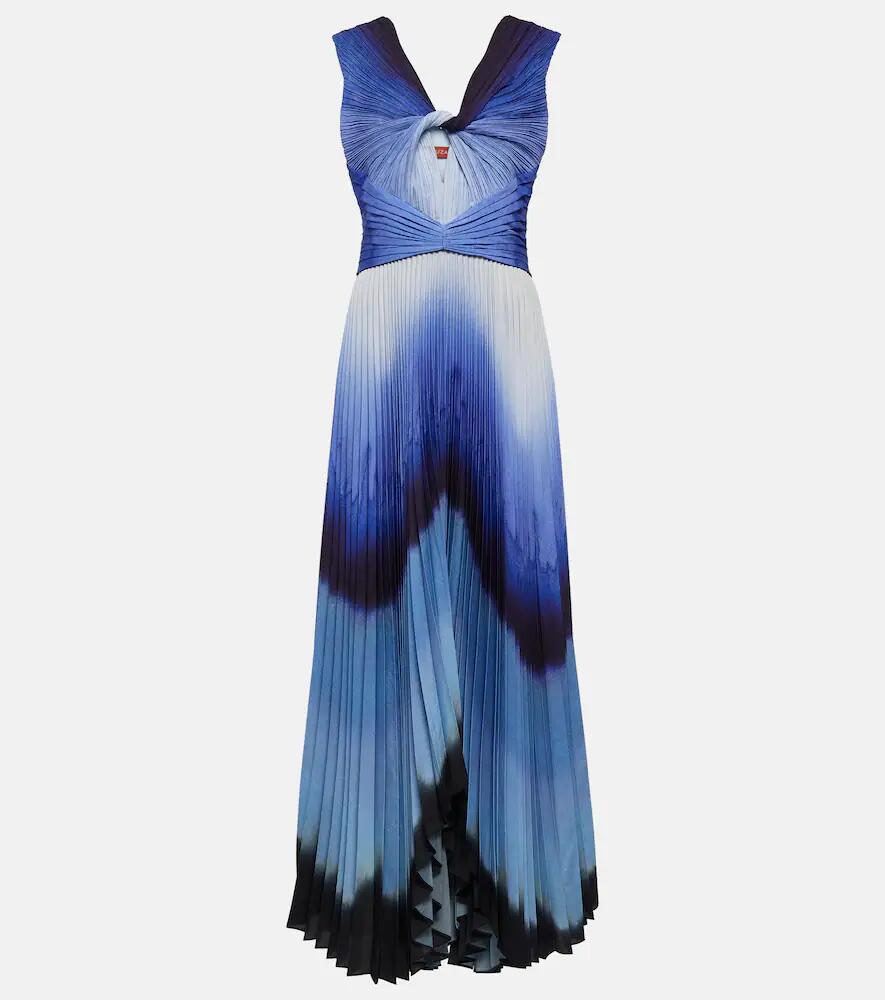 Altuzarra Printed pleated maxi dress Cover