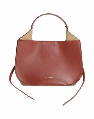 Ree Projects Woman Handbag Tan Calfskin Cover