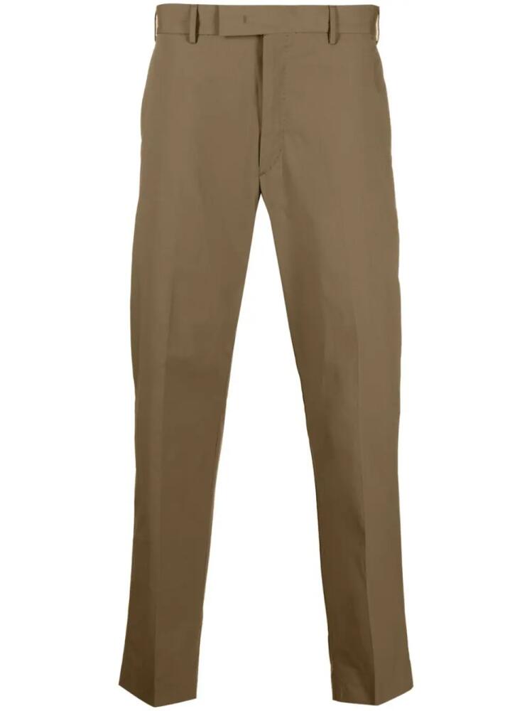 PT Torino feather-charm straight-leg chinos - Green Cover