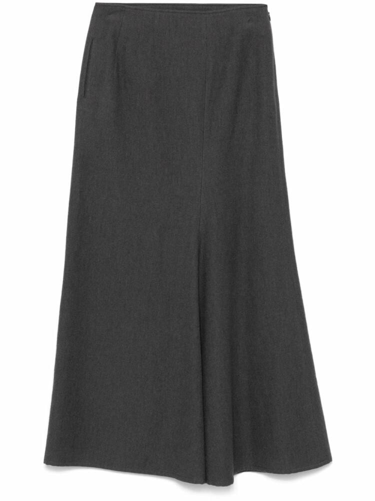 Yohji Yamamoto A-line maxi skirt - Grey Cover