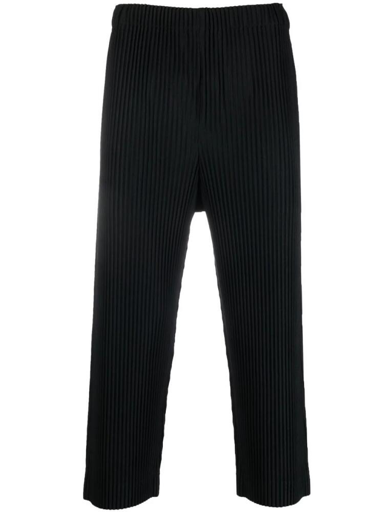 Homme Plissé Issey Miyake cropped pleated trousers - Black Cover