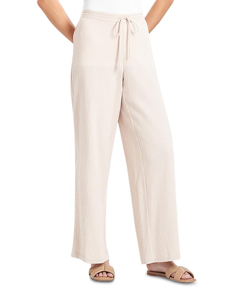 Natori Drawstring Waist Cotton Pants Cover