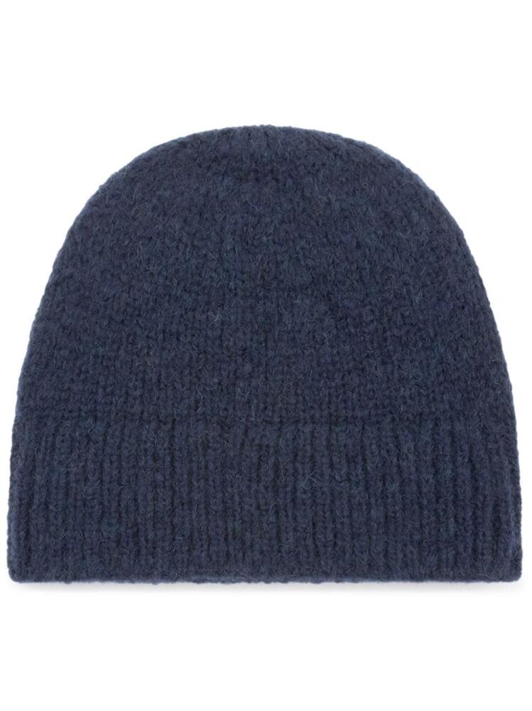 DRIES VAN NOTEN knitted wool beanie - Blue Cover