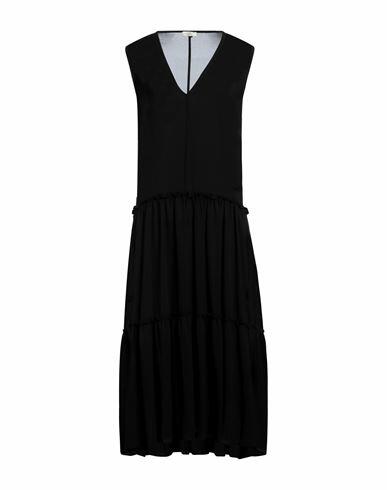 Rebel Queen Woman Maxi dress Black Polyester Cover