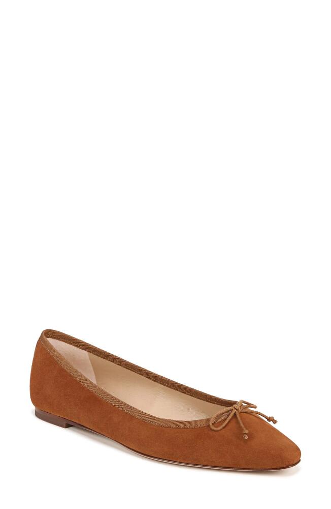 Veronica Beard Catherine Ballet Flat in Caramel Cover