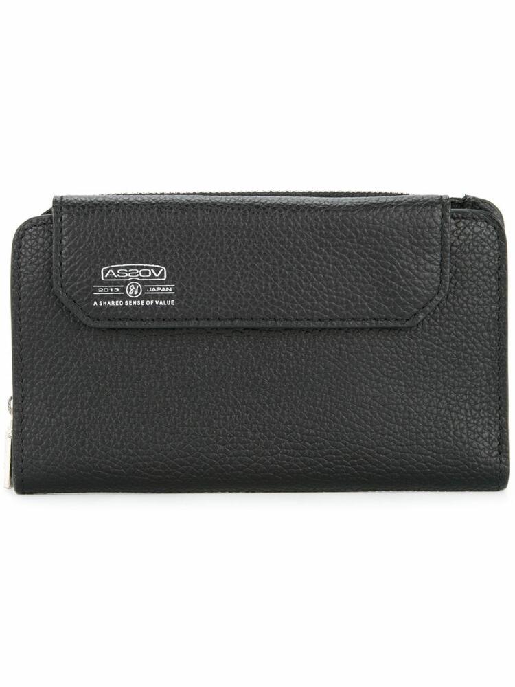 As2ov Shrink short wallet - Black Cover