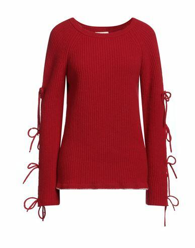 Semicouture Woman Sweater Red Wool, Polyamide Cover