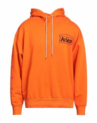 Aries Man Sweatshirt Orange Cotton Cover