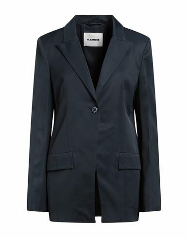 Jil Sander Woman Blazer Slate blue Viscose Cover