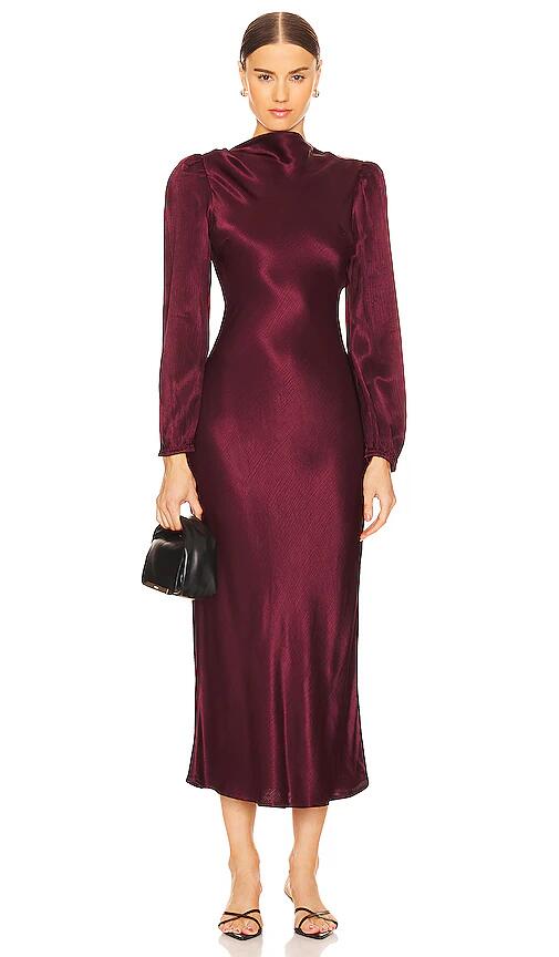 ASTR the Label Samara Dress in Wine Cover