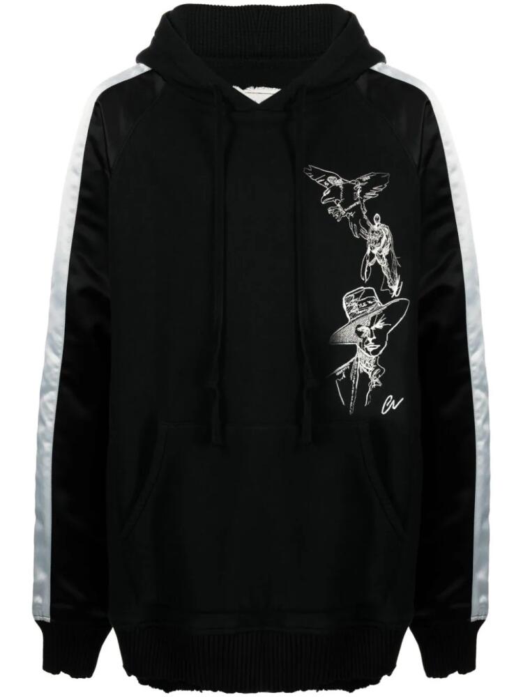 Greg Lauren Souvenir embroidered hoodie - Black Cover