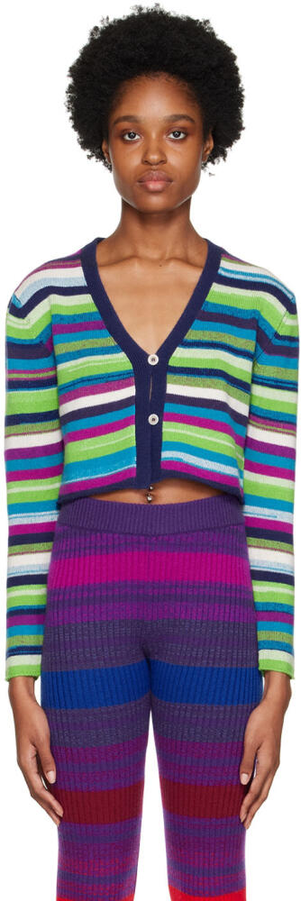 The Elder Statesman Multicolor Mirage Cardigan Cover