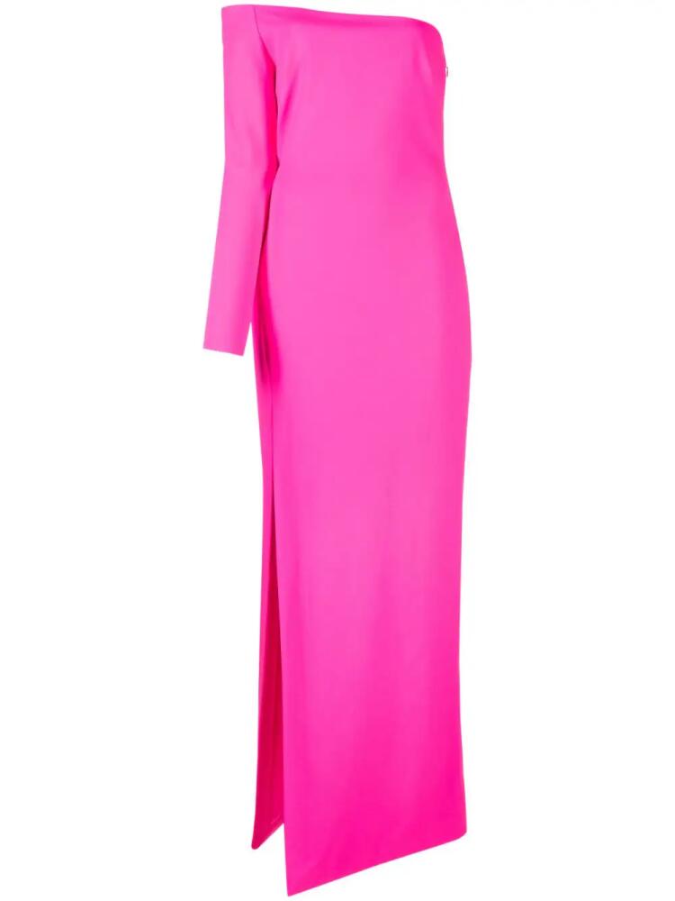 Solace London Palmer one-shoulder maxi dress - Pink Cover