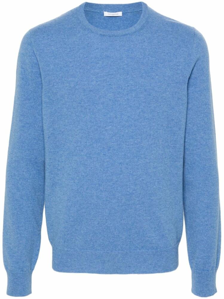 Malo cashmere crew-neck sweater - Blue Cover