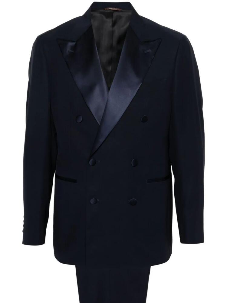 Canali double-breasted suit - Blue Cover