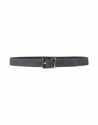 Orciani Man Belt Midnight blue Leather Cover