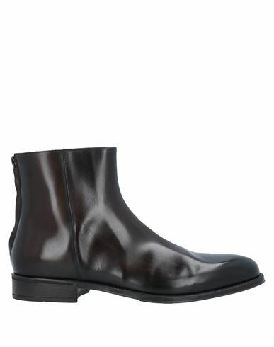 Doucal's Man Ankle boots Dark brown Leather Cover