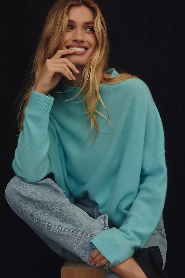 The Alani Cashmere Mock-Neck Sweater by Pilcro Cover