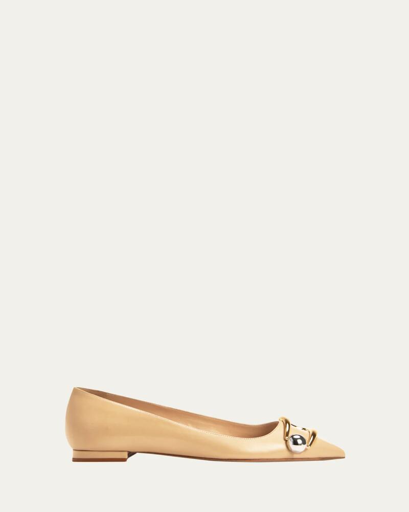 Alexandre Birman Harper Leather Ballerina Flats Cover