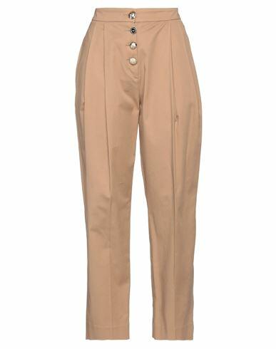 Nora Barth Woman Pants Camel Cotton Cover