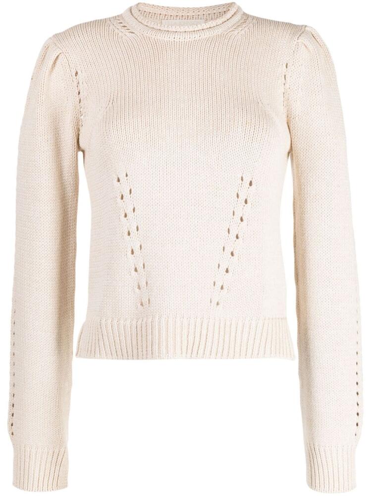 Ulla Johnson Florence knitted jumper - White Cover