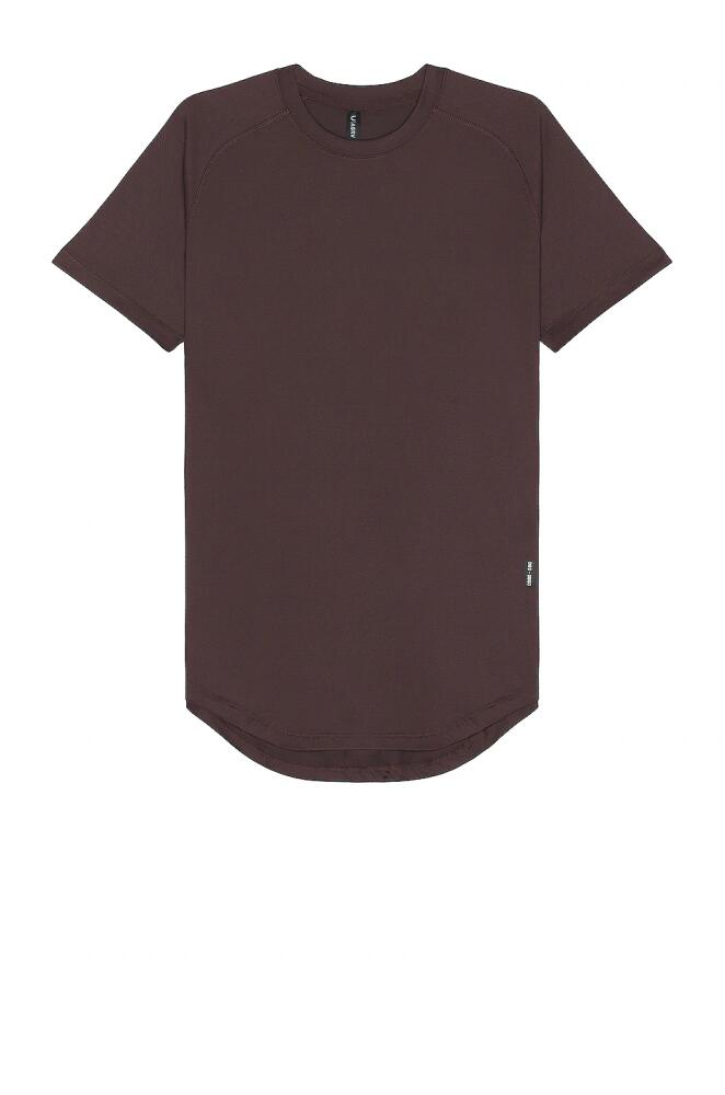 ASRV Nano Mesh Established Tee in Burgundy Cover