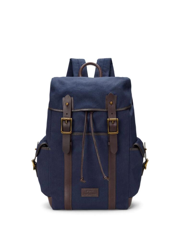 Polo Ralph Lauren medium canvas backpack - Blue Cover