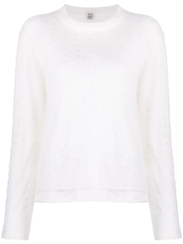 TOTEME crew-neck knit jumper - Neutrals Cover