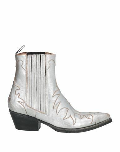 Sartore Woman Ankle boots Silver Leather Cover