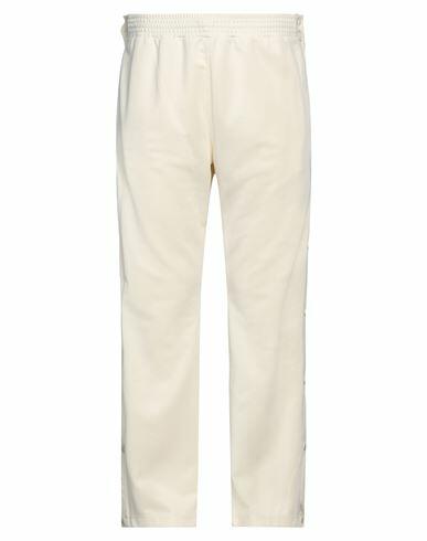 Jw Anderson Man Pants Ivory Polyester, Cotton Cover