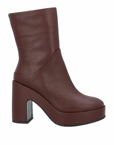 Equitare Woman Ankle boots Burgundy Soft Leather Cover