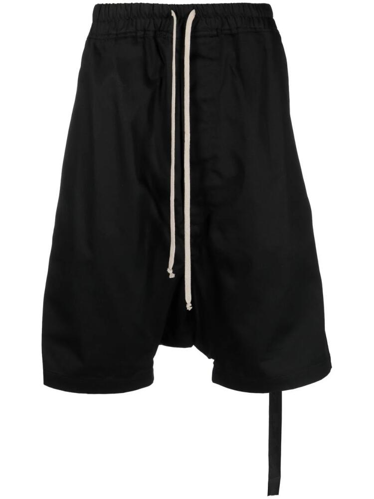 Rick Owens DRKSHDW drawstring deck shorts - Black Cover