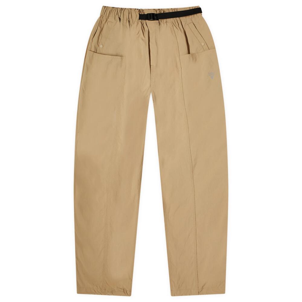 South2 West8 Men's Belted C.S. Trousers in Beige Cover