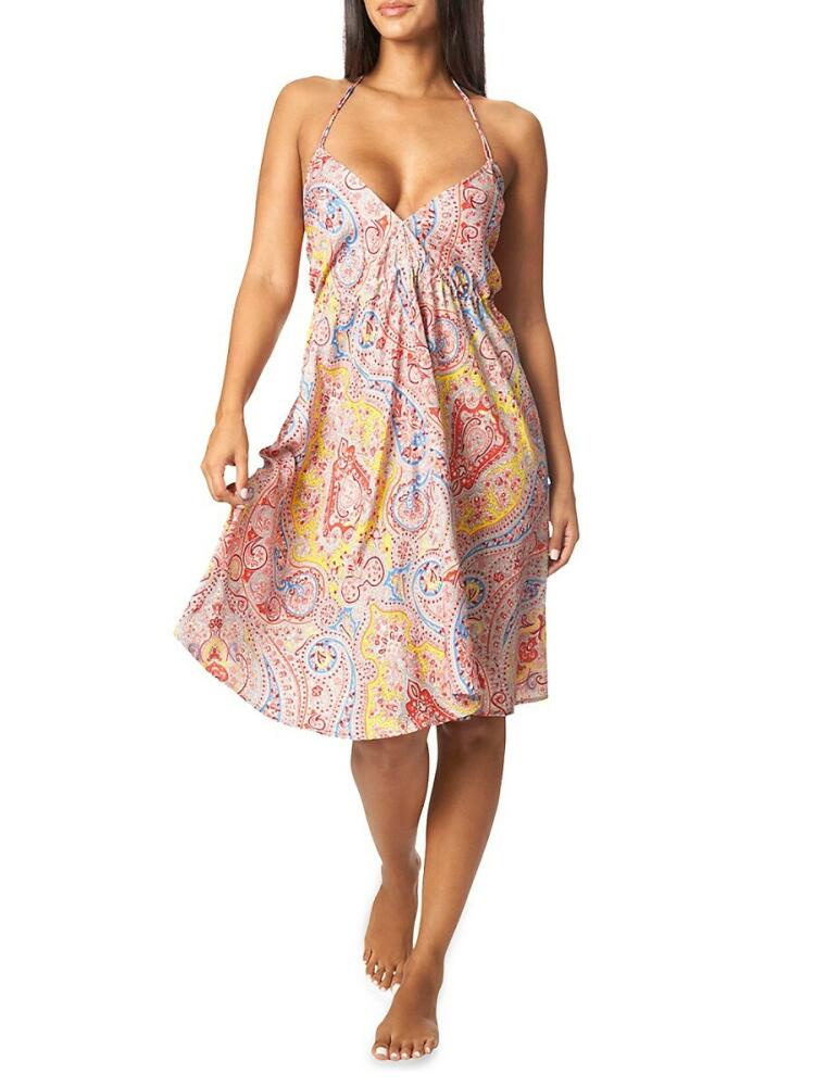 La Moda Clothing Women's Printed Dress Cover